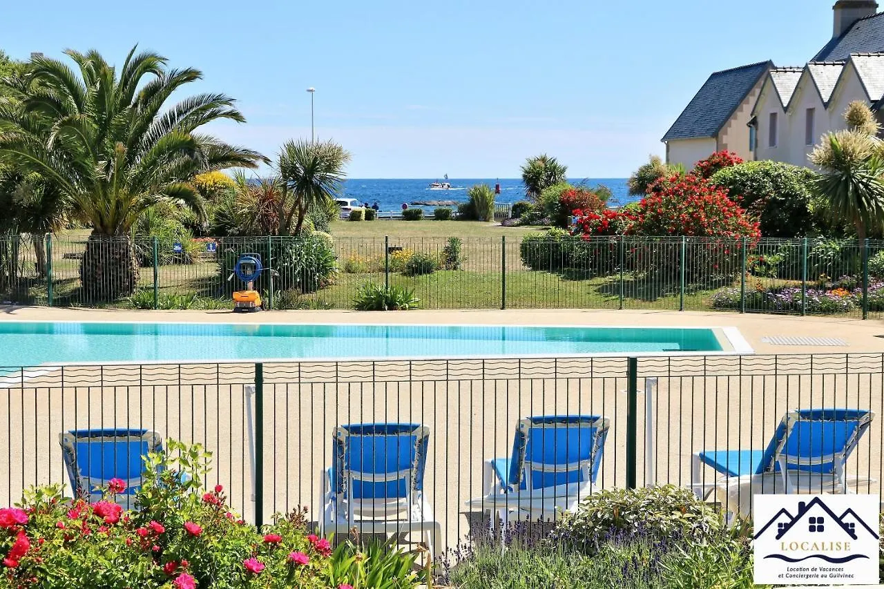 Appartement Localise - A06 - Entierement De Plain-Pied Avec Petite Vue Mer - Donnant Sur La Piscine Et Le Jardin - Wifi Inclus - Draps Inclus - Guilvinec